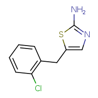 5-[(2-chlorophenyl)methyl]-1,3-thiazol-2-amine