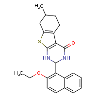 5-(2-ethoxynaphthalen-1-yl)-11-methyl-8-thia-4,6-diazatricyclo[7.4.0.0²,?]trideca-1(9),2(7)-dien-3-one