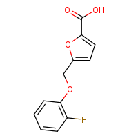 5-(2-fluorophenoxymethyl)furan-2-carboxylic acid