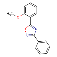 5-(2-methoxyphenyl)-3-phenyl-1,2,4-oxadiazole