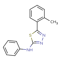 5-(2-methylphenyl)-N-phenyl-1,3,4-thiadiazol-2-amine
