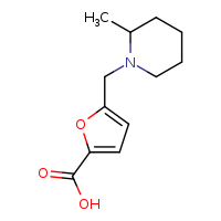 5-[(2-methylpiperidin-1-yl)methyl]furan-2-carboxylic acid