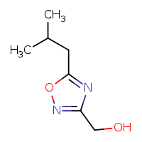 [5-(2-methylpropyl)-1,2,4-oxadiazol-3-yl]methanol