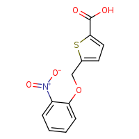 5-(2-nitrophenoxymethyl)thiophene-2-carboxylic acid