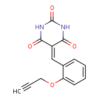 5-{[2-(prop-2-yn-1-yloxy)phenyl]methylidene}-1,3-diazinane-2,4,6-trione