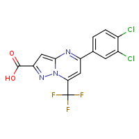 5-(3,4-dichlorophenyl)-7-(trifluoromethyl)pyrazolo[1,5-a]pyrimidine-2-carboxylic acid