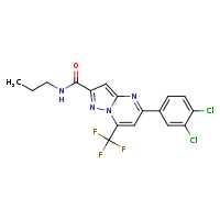5-(3,4-dichlorophenyl)-N-propyl-7-(trifluoromethyl)pyrazolo[1,5-a]pyrimidine-2-carboxamide