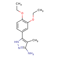5-(3,4-diethoxyphenyl)-4-methyl-1H-pyrazol-3-amine