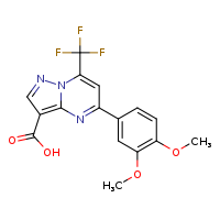 5-(3,4-dimethoxyphenyl)-7-(trifluoromethyl)pyrazolo[1,5-a]pyrimidine-3-carboxylic acid