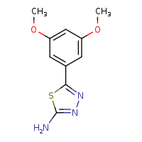 5-(3,5-dimethoxyphenyl)-1,3,4-thiadiazol-2-amine