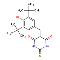 5-[(3,5-di-tert-butyl-4-hydroxyphenyl)methylidene]-2-sulfanylidene-1,3-diazinane-4,6-dione