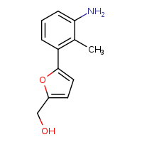 [5-(3-amino-2-methylphenyl)furan-2-yl]methanol