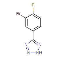 5-(3-bromo-4-fluorophenyl)-2H-1,2,3,4-tetrazole