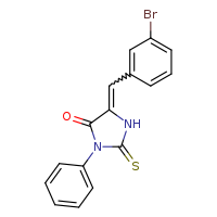 5-[(3-bromophenyl)methylidene]-3-phenyl-2-sulfanylideneimidazolidin-4-one