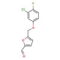 5-(3-chloro-4-fluorophenoxymethyl)furan-2-carbaldehyde