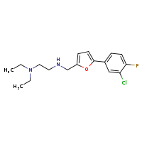 {[5-(3-chloro-4-fluorophenyl)furan-2-yl]methyl}[2-(diethylamino)ethyl]amine