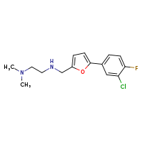 {[5-(3-chloro-4-fluorophenyl)furan-2-yl]methyl}[2-(dimethylamino)ethyl]amine