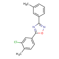 5-(3-chloro-4-methylphenyl)-3-(3-methylphenyl)-1,2,4-oxadiazole