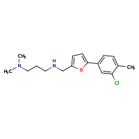 {[5-(3-chloro-4-methylphenyl)furan-2-yl]methyl}[3-(dimethylamino)propyl]amine