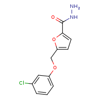 5-(3-chlorophenoxymethyl)furan-2-carbohydrazide