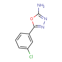 5-(3-chlorophenyl)-1,3,4-oxadiazol-2-amine