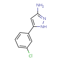 5-(3-chlorophenyl)-1H-pyrazol-3-amine