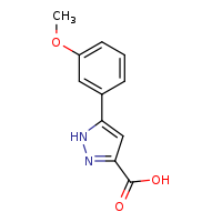 5-(3-methoxyphenyl)-1H-pyrazole-3-carboxylic acid