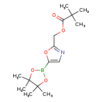 [5-(4,4,5,5-tetramethyl-1,3,2-dioxaborolan-2-yl)-1,3-oxazol-2-yl]methyl 2,2-dimethylpropanoate