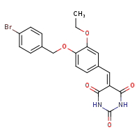 5-({4-[(4-bromophenyl)methoxy]-3-ethoxyphenyl}methylidene)-1,3-diazinane-2,4,6-trione