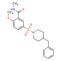 5-(4-benzylpiperidin-1-ylsulfonyl)-2-methoxy-N-methylbenzamide