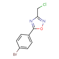 5-(4-bromophenyl)-3-(chloromethyl)-1,2,4-oxadiazole