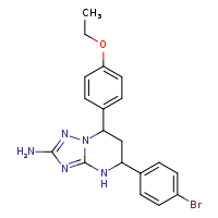 5-(4-bromophenyl)-7-(4-ethoxyphenyl)-4H,5H,6H,7H-[1,2,4]triazolo[1,5-a]pyrimidin-2-amine