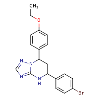 5-(4-bromophenyl)-7-(4-ethoxyphenyl)-4H,5H,6H,7H-[1,2,4]triazolo[1,5-a]pyrimidine