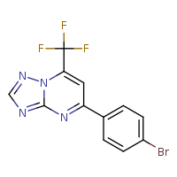 5-(4-bromophenyl)-7-(trifluoromethyl)-[1,2,4]triazolo[1,5-a]pyrimidine
