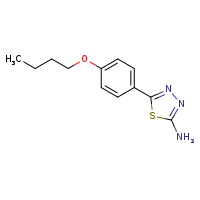 5-(4-butoxyphenyl)-1,3,4-thiadiazol-2-amine