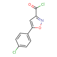5-(4-chlorophenyl)-1,2-oxazole-3-carbonyl chloride