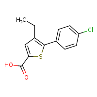 5-(4-chlorophenyl)-4-ethylthiophene-2-carboxylic acid