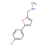 {[5-(4-chlorophenyl)furan-2-yl]methyl}(methyl)amine