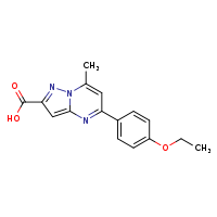 5-(4-ethoxyphenyl)-7-methylpyrazolo[1,5-a]pyrimidine-2-carboxylic acid