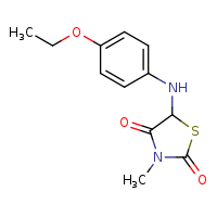 5-[(4-ethoxyphenyl)amino]-3-methyl-1,3-thiazolidine-2,4-dione