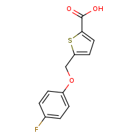 5-(4-fluorophenoxymethyl)thiophene-2-carboxylic acid