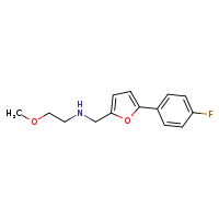 {[5-(4-fluorophenyl)furan-2-yl]methyl}(2-methoxyethyl)amine