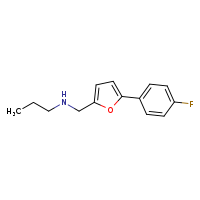 {[5-(4-fluorophenyl)furan-2-yl]methyl}(propyl)amine