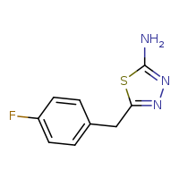 5-[(4-fluorophenyl)methyl]-1,3,4-thiadiazol-2-amine