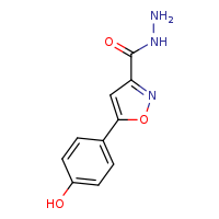 5-(4-hydroxyphenyl)-1,2-oxazole-3-carbohydrazide