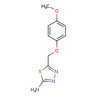 5-(4-methoxyphenoxymethyl)-1,3,4-thiadiazol-2-amine