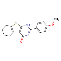 5-(4-methoxyphenyl)-8-thia-4,6-diazatricyclo[7.4.0.0²,?]trideca-1(9),2(7),4-trien-3-one