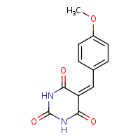 5-[(4-methoxyphenyl)methylidene]-1,3-diazinane-2,4,6-trione