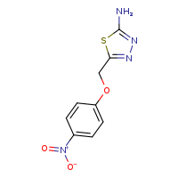5-(4-nitrophenoxymethyl)-1,3,4-thiadiazol-2-amine