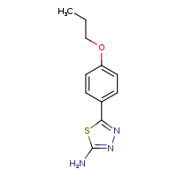 5-(4-propoxyphenyl)-1,3,4-thiadiazol-2-amine